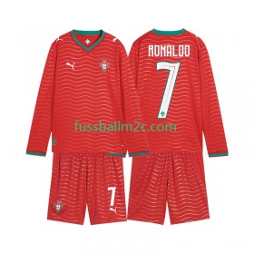 Fußballtrikots Portugal Cristiano Ronaldo 7 World Cup Kinder Heim Trikotsatz 2026 Langarm
